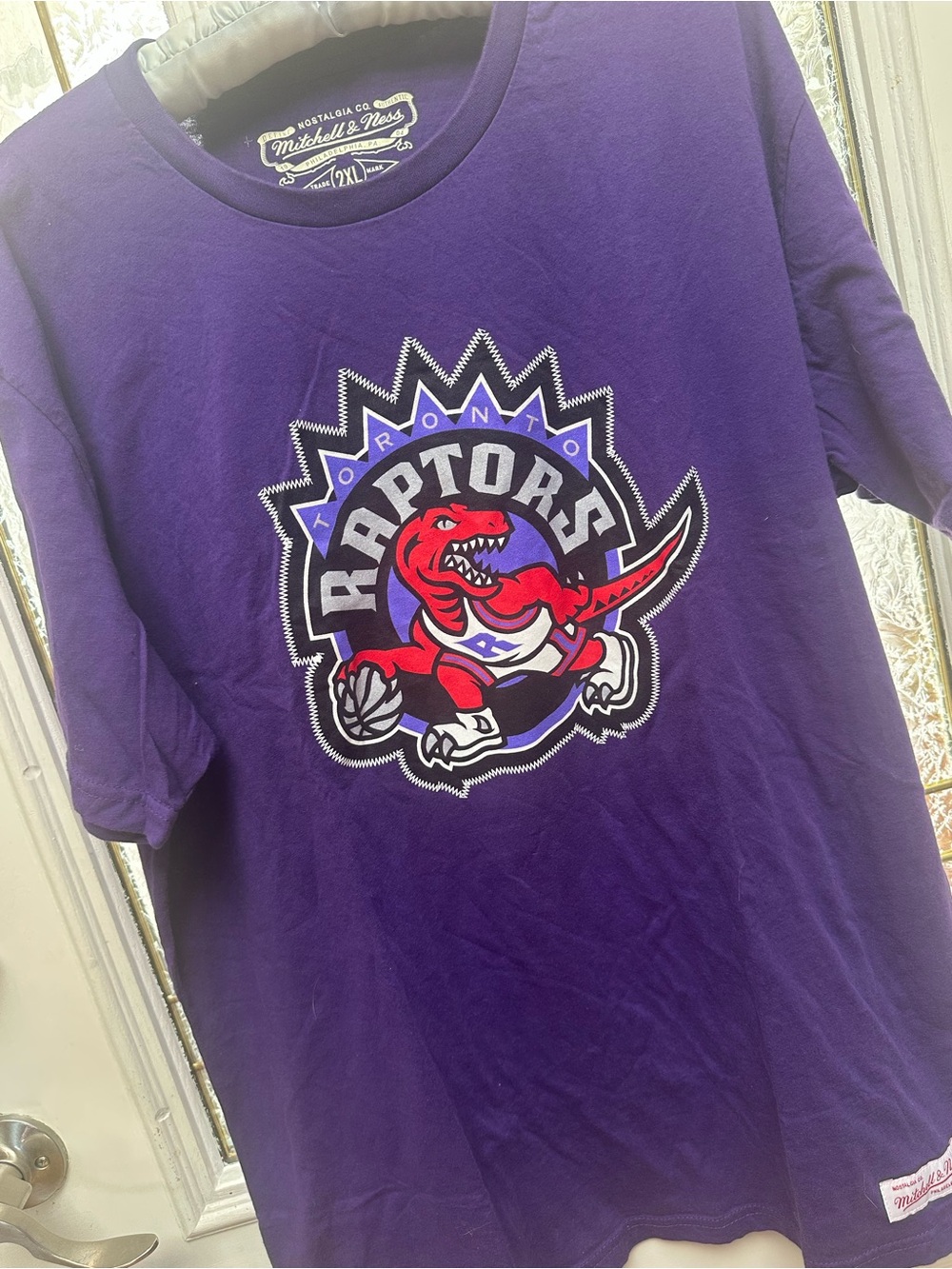 Mitchell & Ness Purple Toronto Raptors Graphic Tee